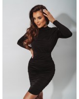 SUKIENKA ELEGANT Z MARSZCZENIEM ▪️CZARNA