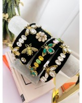 OPASKA NA GŁOWĘ KAMIENIE KOLOR 