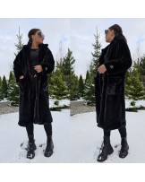 PŁASZCZ LONG BEAR CZARNY