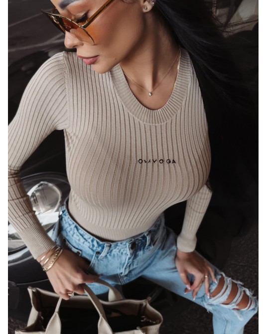 BLUZKA IDLY ▪️PRĄŻEK ECRU