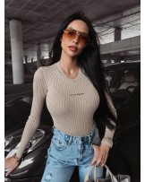 BLUZKA IDLY ▪️PRĄŻEK ECRU