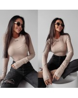 BLUZKA ROKOKO ▪️BEŻOWA