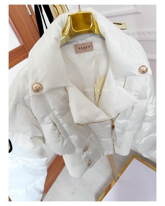 Puchowa ECRU▪️ KURTKA BALMAINN