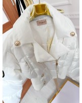 Puchowa ECRU▪️ KURTKA BALMAINN