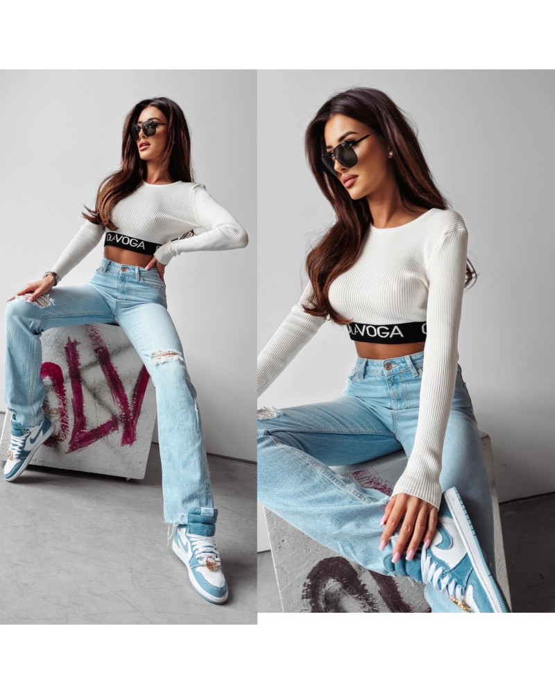 BLUZKA BASIC ▪️ECRU