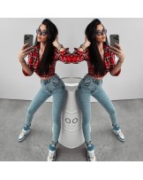 JEANSOWE SPODNIE ASTER ▪️SKINNY