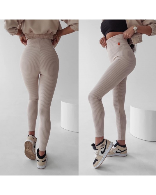 LEGGINSY  DEBRA  ▪️BEŻOWE 