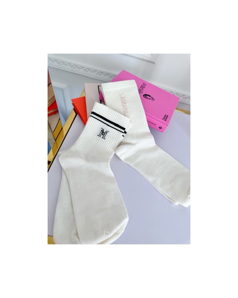 SKARPETKI LA MANUEL ▪️ECRU