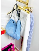 SKÓRZANA Torebka Jeans CC