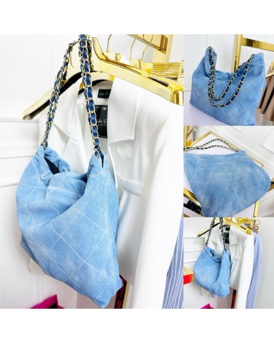 SKÓRZANA Torebka Jeans CC