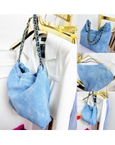 SKÓRZANA Torebka Jeans CC