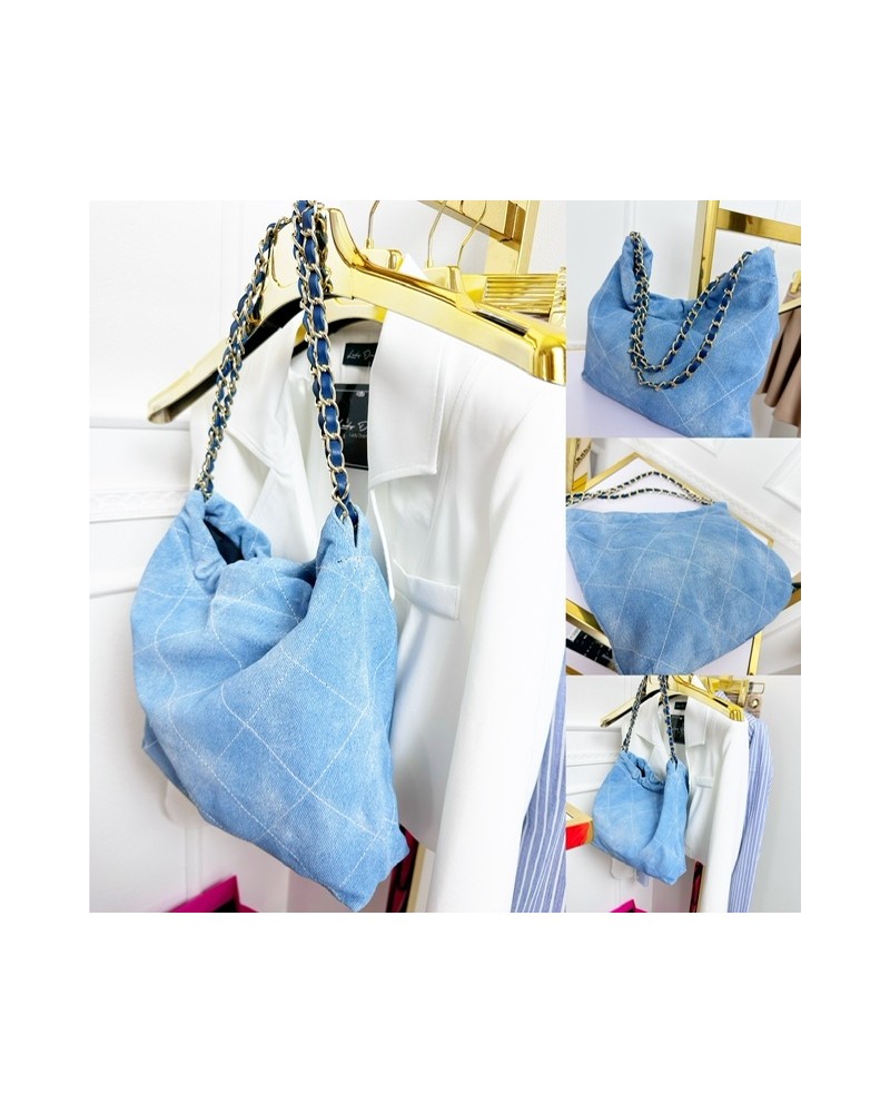 SKÓRZANA Torebka Jeans CC