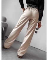 SPODNIE Z PASEM ▪️BEŻOWE