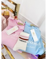 BLUZA OVERSIZE ▪️WHATER NIEBIESKA