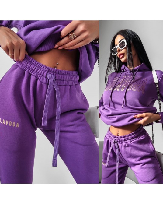 Spodnie JOGGER DRESOWE  ▪️FIOLET
