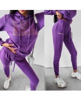Spodnie JOGGER DRESOWE  ▪️FIOLET