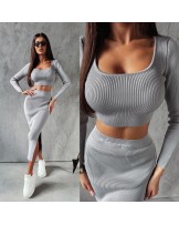 KOMPLET MILANO ▪️SZARY