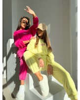 KOMPLET WELUR L M ▪️FUKSJA