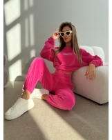 KOMPLET WELUR L M ▪️FUKSJA