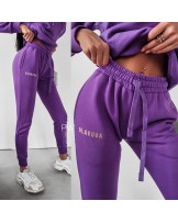 Spodnie JOGGER DRESOWE  ▪️FIOLET