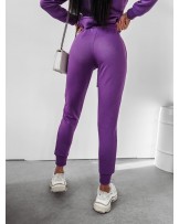 Spodnie JOGGER DRESOWE  ▪️FIOLET