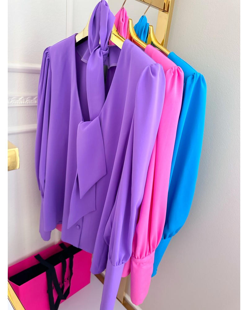 KOSZULA Z MANKIETEM WIĄZANA RÓŻ 