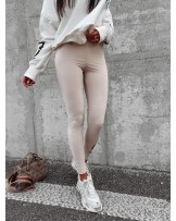 Legginsy z LAMPASEM SAGE ▪️BEZOWE