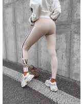 Legginsy z LAMPASEM SAGE ▪️BEZOWE