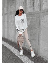 Legginsy z LAMPASEM SAGE ▪️BEZOWE