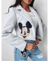 MARYNARKA MICKEY ▪️SZARA