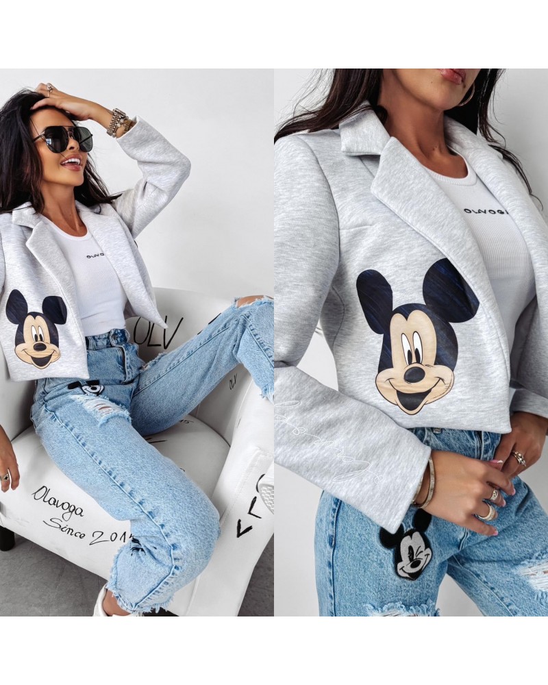 MARYNARKA MICKEY ▪️SZARA