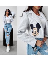 MARYNARKA MICKEY ▪️SZARA