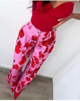 SPODNIE CLASSIC FLOWERS