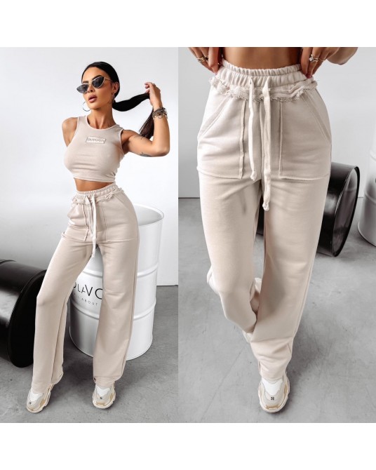 SPODNIE LAGGON ▪️bezowe