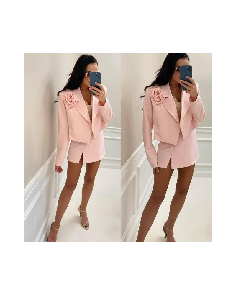 MARYNARKA ELLIE  Z RÓŻA SHORTS ▪️PUDROWY RÓŻ 