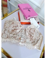 KORONKOWY TOP ▪️beżowy