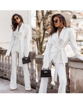 SPODNIE ELEGANT ▪️WHITE DZWONY