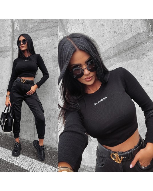 BLUZKA BASIC TRUE ▪️CZARNA