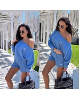 KOMPLET L.MILLA NIEBIESKI 