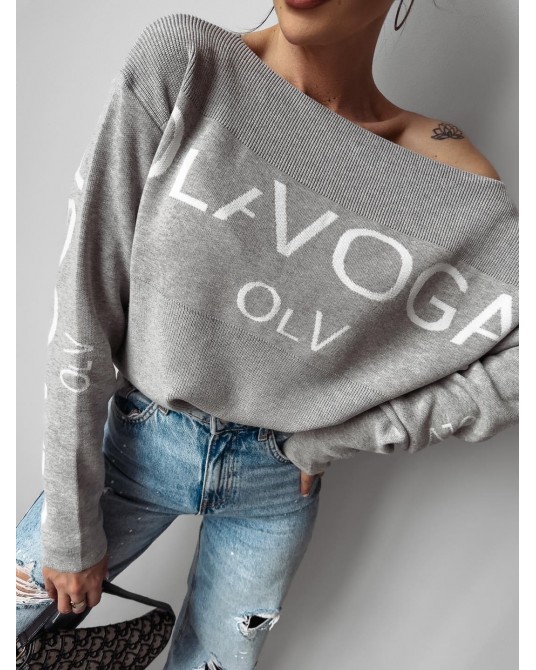 SWETER OVERSIZE JOANNA ▪️SZARY