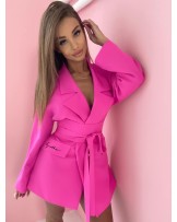 SUKIENKI MARYNARKI Z PASEM ▪️PINK