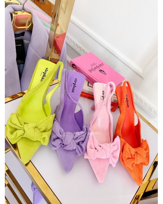 SZPILKI Z KOKARDKA ▪️POMARAŃCZ