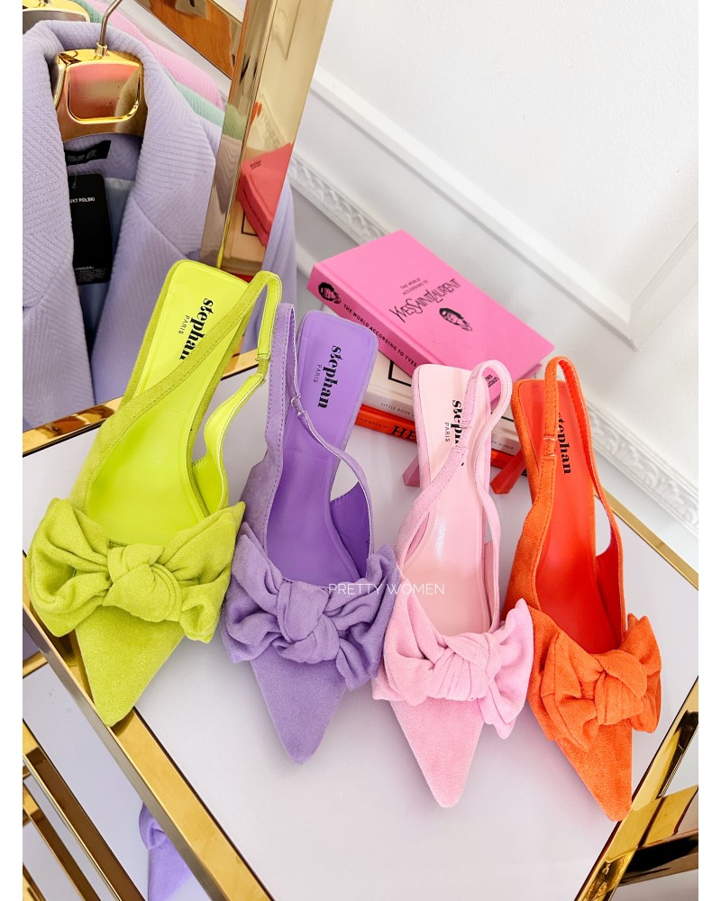 SZPILKI Z KOKARDKA ▪️POMARAŃCZ