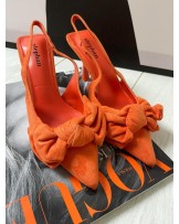 SZPILKI Z KOKARDKA ▪️POMARAŃCZ