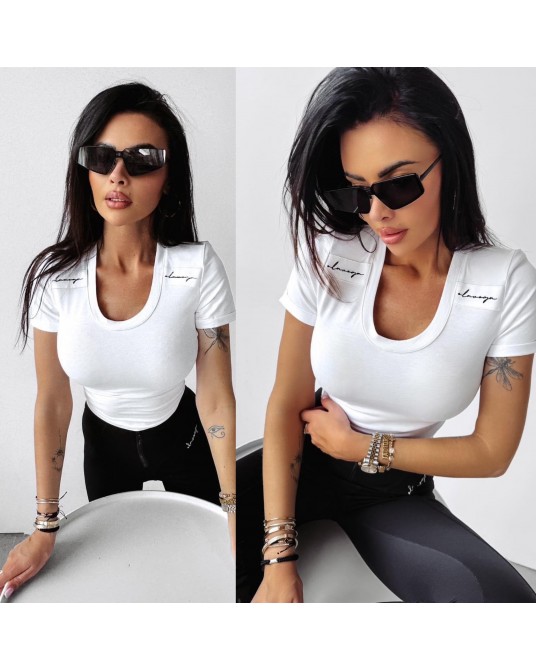 T▪️SHIRT CHILL BIAŁY