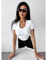 T▪️SHIRT CHILL BIAŁY