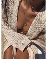 NARZUTKA PLAŻOWA ▪️premium BEŻOWA