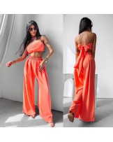 KOMPLET Z WIĄZANYM TOPEM ▪️SUMMER