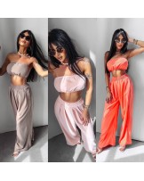 KOMPLET Z WIĄZANYM TOPEM ▪️SUMMER