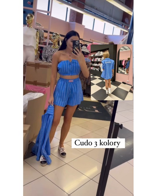 3 częściowy SET ▪️BLUE paski